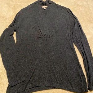 Banana Republic gray blouse